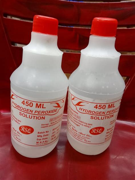 Hydrogen Peroxide Solution 450 Ml 99 At Rs 65kg In Chennai Id