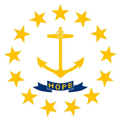 Flag Of Rhode Island Image And Meaning Rhode Island Flag Country Flags
