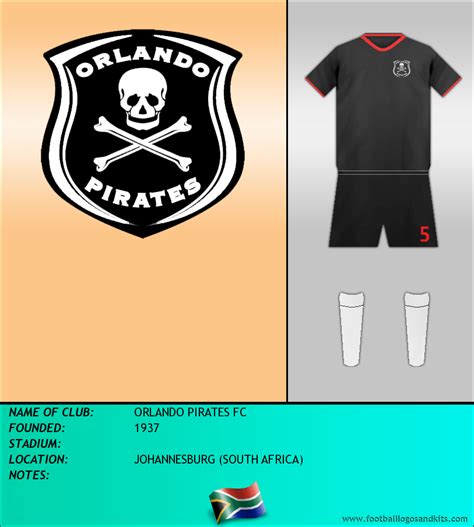 All of these elements are inside a thick circle with a darker outer border. Logo of ORLANDO PIRATES FC