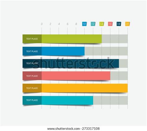Flat Chart Graph Simply Color Editable Stock Vector Royalty Free