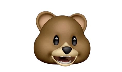 Bear Animoji Emojipedia Deerohima