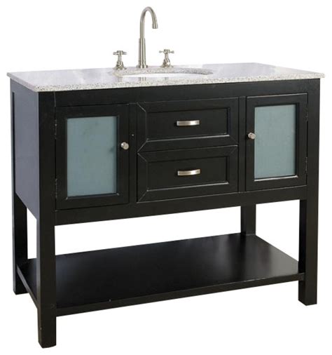 Select from a wide periphery of bathroom vanities 42 inches according to your needs and preferences and purchase products that go bathroom vanities 42 inches are very popular among interior decor enthusiasts as they allow for an added aesthetic appeal to the overall vibe of a property. 42 Inch Modern Single Sink Bathroom Vanity - Modern ...