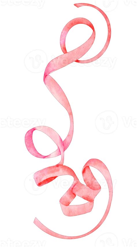 Watercolor Pink Ribbon 16535122 Png
