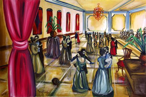 The Ballroom Oil Painting By Wadih Maalouf Artfinder