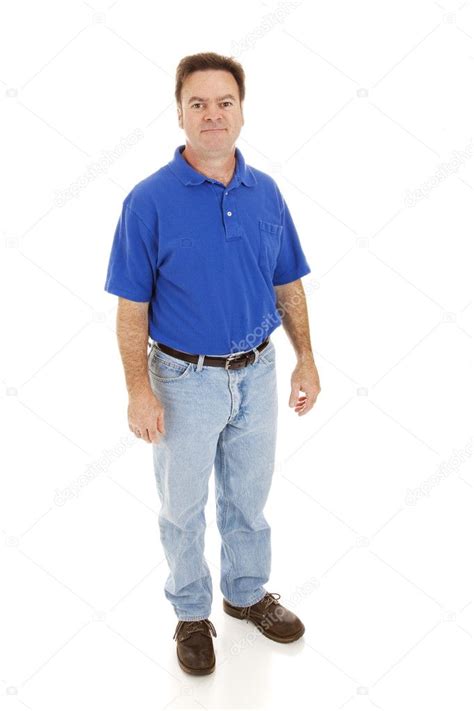 Full photo & designed stationery. Regular Guy - Full Body ⬇ Stock Photo, Image by © lisafx #6517080