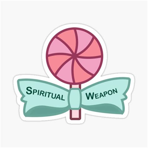 Jesters Lollipop Spiritual Weapon Sticker For Sale By Marianep