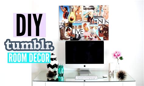 The interior of bedroom or dorm room should be cool and vibrant feel like a relaxing space. DIY Tumblr Room Decor! Cute & Affordable! - YouTube