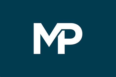 Mp Logo Vector Simple Templates Gráfico Por Zaqilogo · Creative Fabrica