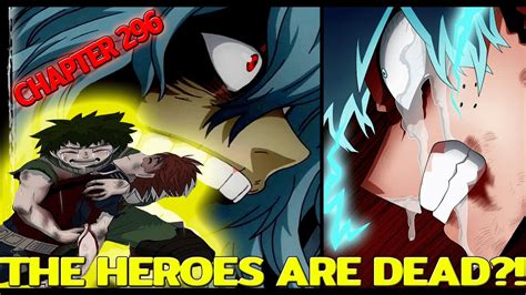The Confirmed Hero Deaths Revealed My Hero Academia Chapter 296 Explained Youtube