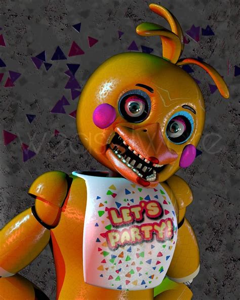 Plastic Chica But New Textures I Wanted To Also Try A True Texture And Bump Instead Of Plain