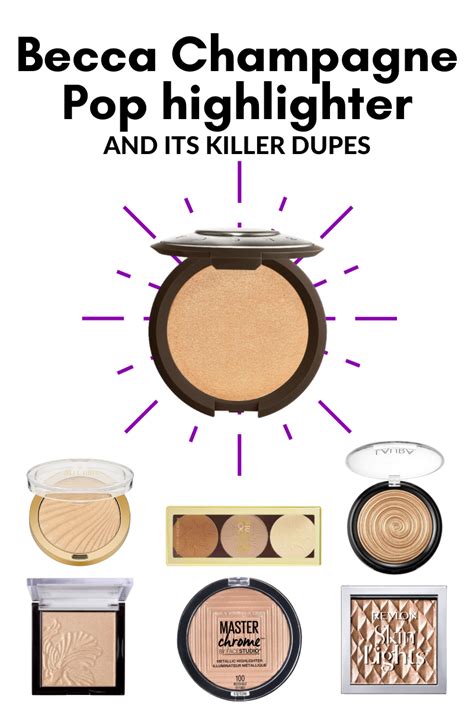 Becca Champagne Pop Review And 6 Dupes For Max Glow Remember The