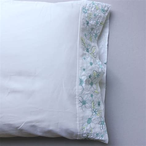 How To Add Free Motion Embroidery To A Pillowcase Wise Craft Handmade