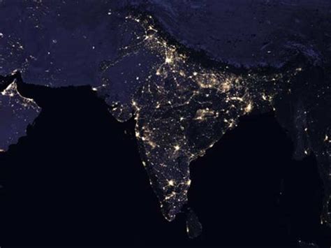 Nasa Nasa Releases Satellite Images Of India At Night And They Are