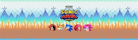 New Engine For Simple Sonic Mania Worlds On Game Jolt