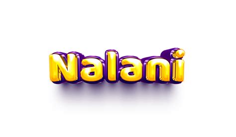names of girls English helium balloon shiny celebration sticker 3d
