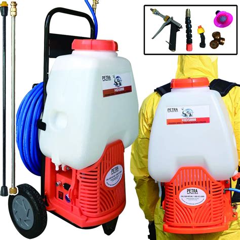 Petra Powered Backpack Sprayer With Custom Fitted Cart And 100 Foot