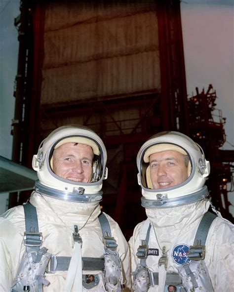 June 1 1965 Gemini 4 Astronauts Ed White Left And Jim Mcdivitt
