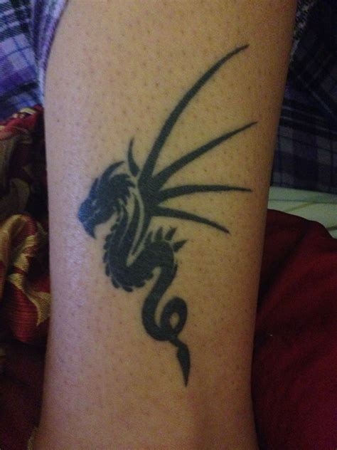 Dragon Tattoo Located On Left Ankle Dragon Tattoo Tattoos Tattoo Quotes