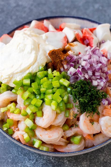 Seafood Salad Recipe With Real Crabmeat And Shrimp Besto Blog