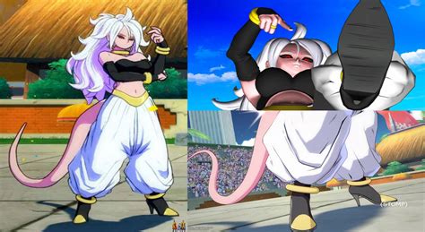 Android 21 Evil Steps On Dr Hedo Gamma 1 And 2 By Multiversepalooza