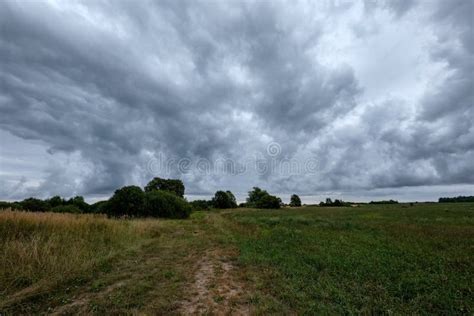 Storm Clouds Forming Over The Countryside Stock Photo Image Of
