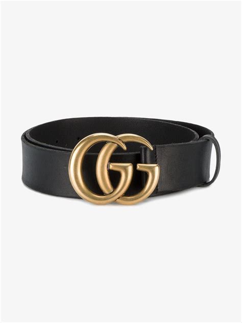 Lyst Gucci Double G Belt In Black
