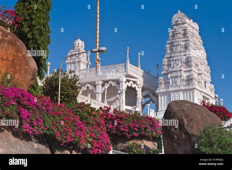 Birla Mandir Hindu Temple Hyderabad Andhra Pradesh India Stock Photo