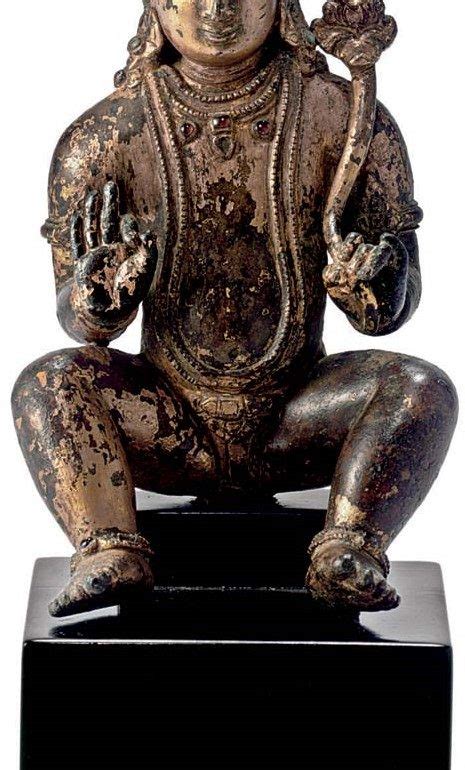 Global Nepali Museum A Gilt Copper Figure Of Kubera Global Nepali