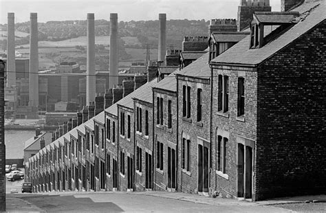 Working Class Terraced Housing Newcastle Uk Photo 1969 Originally