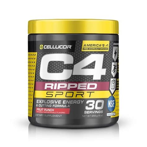 Cellucor C4 Sport Fruit Punch The Original Tried And True Sport Pre Workout