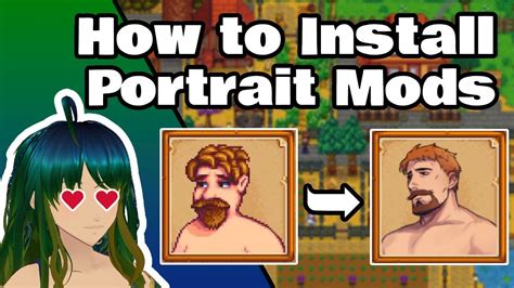 How To Install Portrait Mods For Stardew Valley Youtube