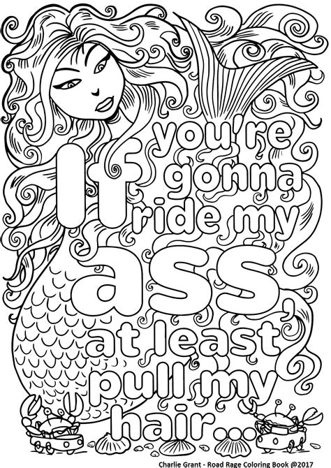 Free Printable Cuss Word Coloring Pages Printable Calendars At A Glance