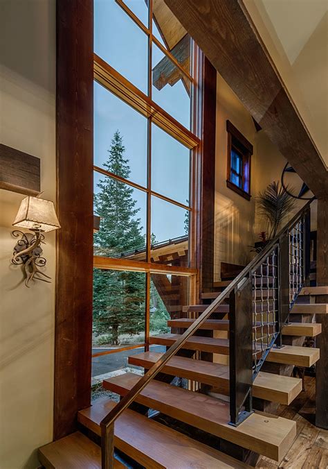 Read on for seven rustic stair railing ideas that'll add charm and patina to your entryway. Stunning Cabin Retreat Brings Rustic Texan Charm to Lake Tahoe