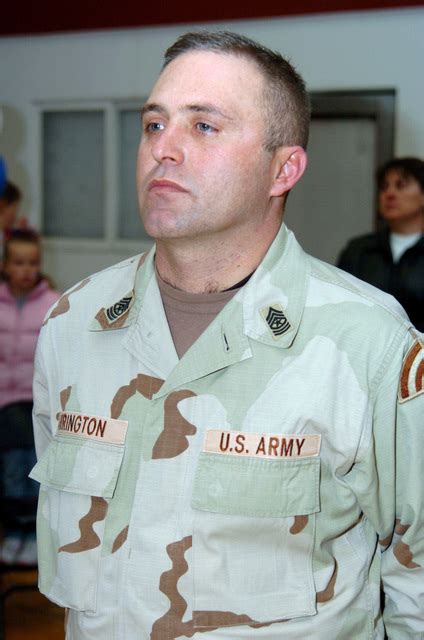 Us Army Usa Sergeant Major Sgm Jody Arrington Assigned To