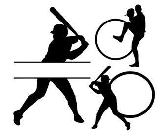 You can copy, modify, distribute and perform the work, even for commercial purposes, all without asking permission. baseball bats monogram frames svg dxf file instant ...
