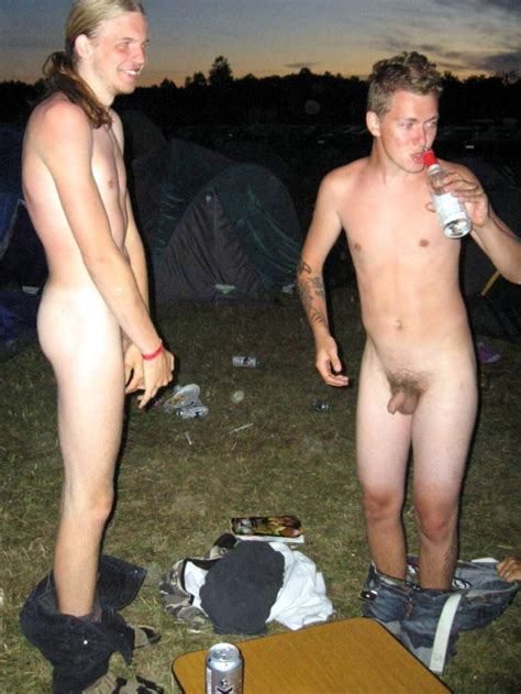 Naked Man Outdoor