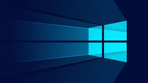 Black And Blue Wooden Table Microsoft Windows Windows10 Hd Wallpaper