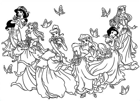 Coloriage Disney Princesses Impressionnant Stock Coloriage Princesse
