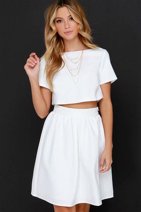 70 Gorgeous White Two Piece Outfits Ideas 70