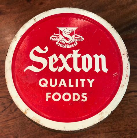 sale vintage 1940 s sexton quality foods glass jar with etsy