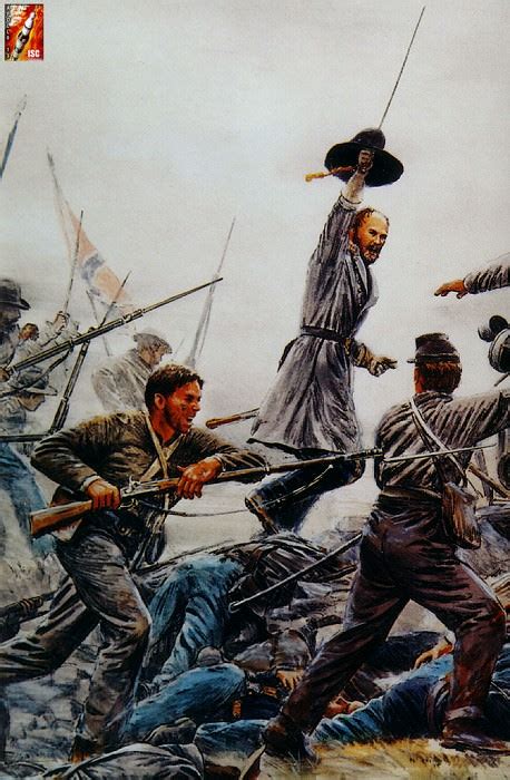 General Armisteads Charge — Gettysburg