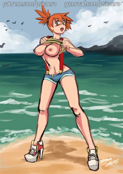 Misty Pinup By Psicoero Hentai Foundry