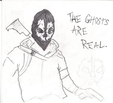 Easy Call Of Duty Drawings Ghost Ghost Modern Warfare 2 By