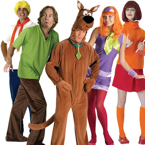 Licensed Adult Scooby Doo Fancy Dress Costume Halloween Outfit Wig Mens Ladies Ebay