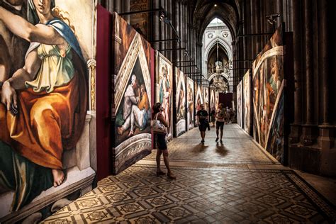 As compared to when michelangelo paints the last judgement above the altar and his style. An Exhibit of Michelangelo's Sistine Chapel Frescoes is ...
