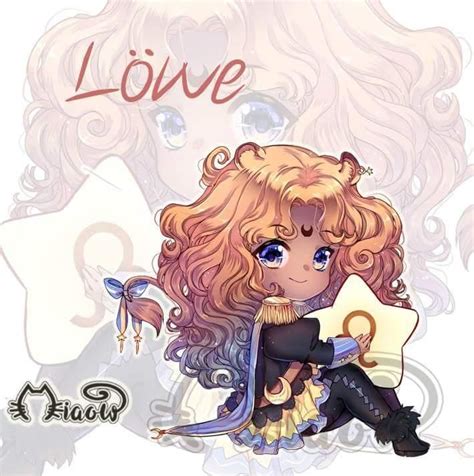 Magical Zodiac Sign Chibi Leo By Miaowx3 On Deviantart Anime Zodiac