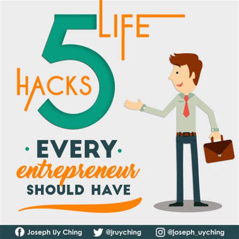 Five Life Hacks Every Entrepreneur Should Know