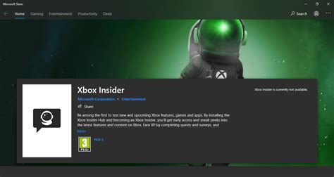 Xbox Insider Not Available On Microsoft Store Rxboxinsiders