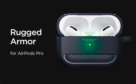 Spigen Rugged Armor Designed For Airpods Pro Case Cover