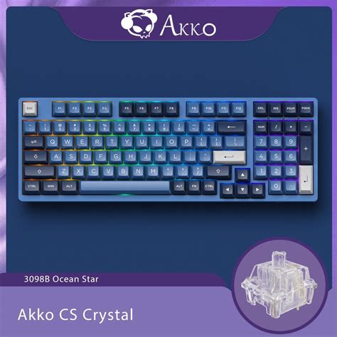 Akko 3098B Ocean Star RGB Hot Swap Wireless Mechanical Gaming Keyboard